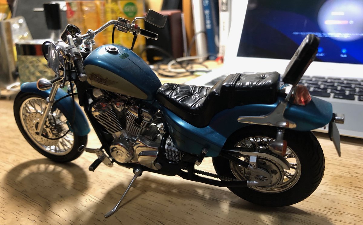 最初にカミさんに無理言って買ったバイクは格別な乗り心地だ