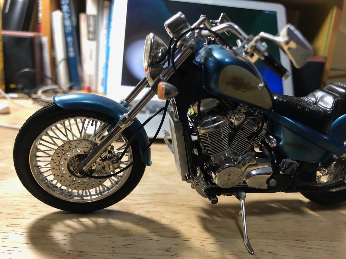 最初にカミさんに無理言って買ったバイクは格別な乗り心地だ