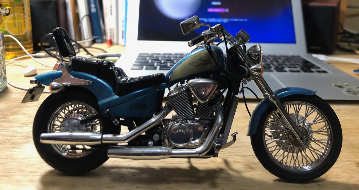 最初にカミさんに無理言って買ったバイクは格別な乗り心地だ