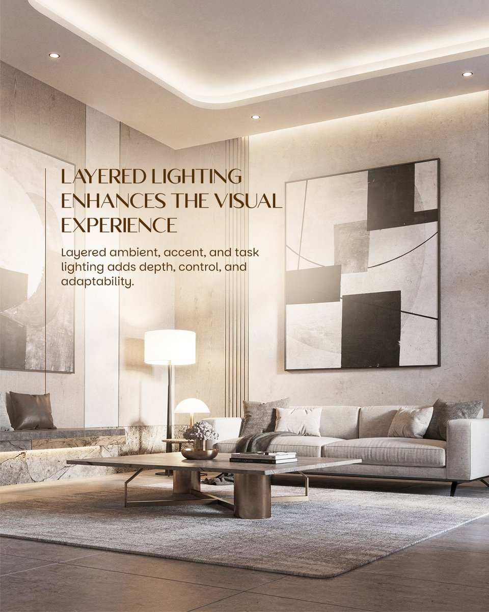 MicrolightsL's tweet photo. Villa lighting isn’t about adding fixtures. It’s about controlling scale, comfort, and experience. Ceiling height, spatial volume, glare control, and flexibility all influence how lighting performs across residential projects. https://t.co/b4I6Xk54uK
