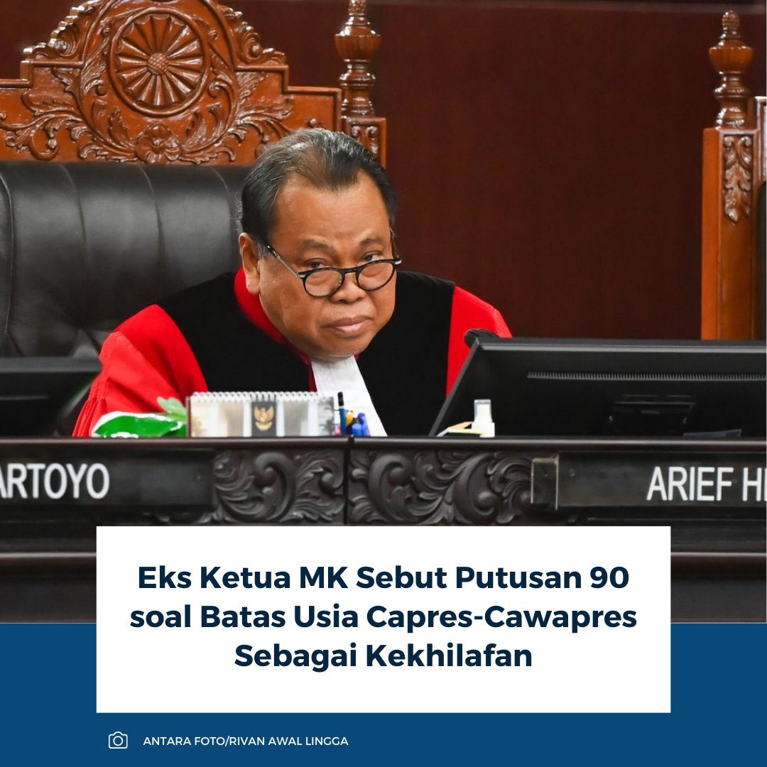 Khilaf-mu membuat dia jadi Wakil Presiden, pak‼️ Dan lihat bagaimana negara ini sekarang. 

Tanggung jawab, pak 😌