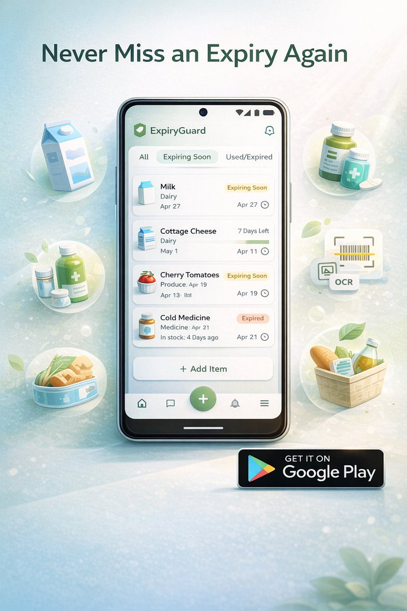BullishB82215's tweet image. Expired food = expired money 💸
Track it early. Use it in time.
ExpiryGuard (offline &amp;amp; private).
 play.google.com/store/apps/det…

#HMDAiFeaturePhone #RSCode #CompromisedCongress #Nallakannu #NCERT #Israele #OmPrakash #AntiHinduJagan #RashmikaMandanna #FirstLook #VRUSHAKARMA