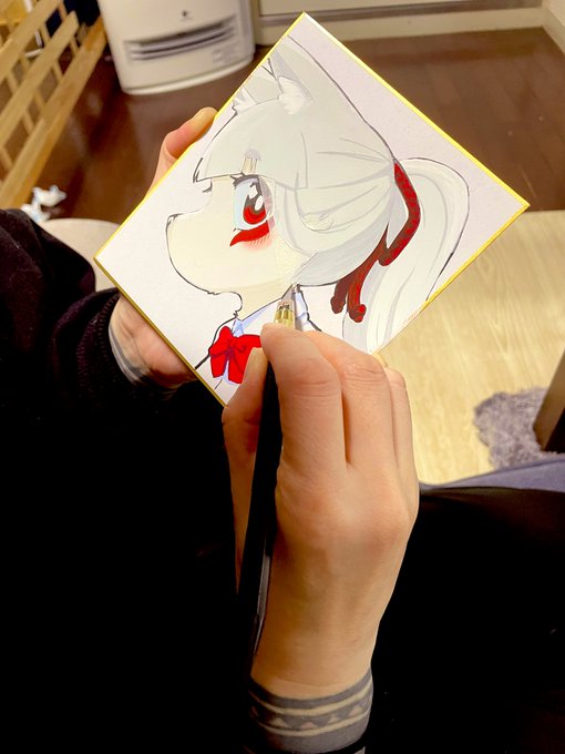 ミニ色紙フルカラー計画練習型たまちゃん、練習型てんこ姉仕様もロールアウト 