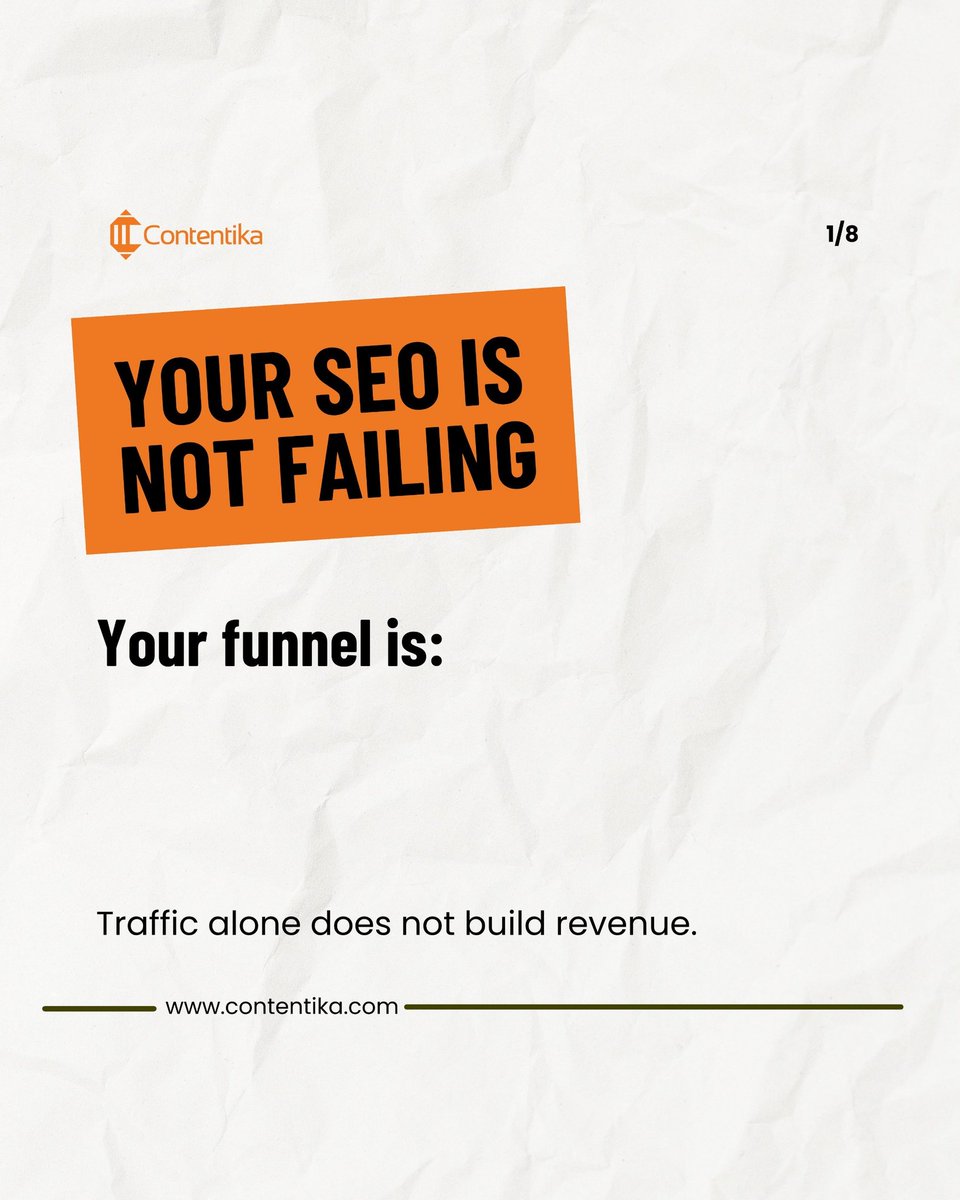 GoContentika's tweet photo. Your SEO is not failing. Your funnel is.
Traffic alone does not build revenue.
Let us help you start converting.

Send a DM today to start seeing SEO results in your business.

#SEO #Conversions #Vina2026
#SOTU2026 https://t.co/oGTFruMwIG