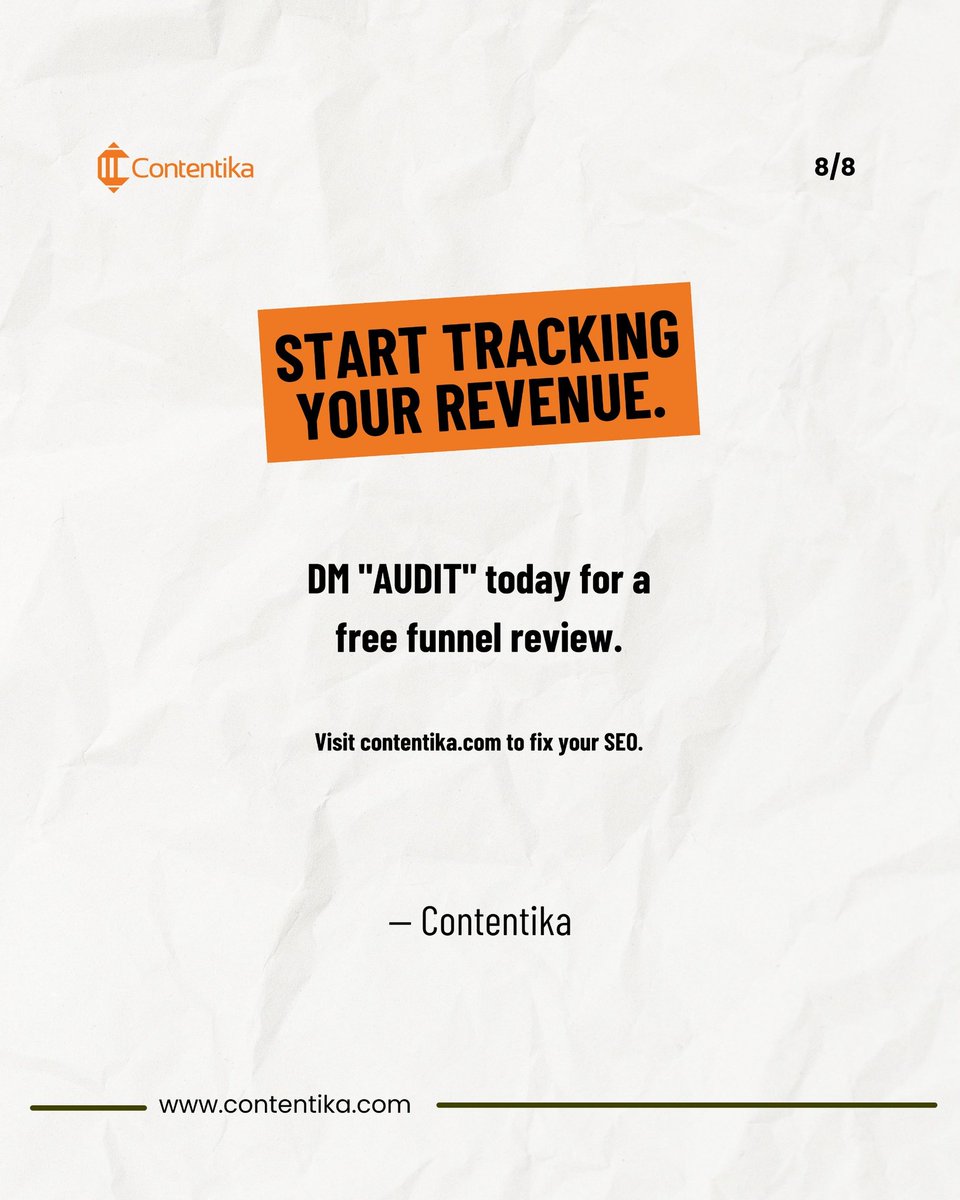 GoContentika's tweet photo. Your SEO is not failing. Your funnel is.
Traffic alone does not build revenue.
Let us help you start converting.

Send a DM today to start seeing SEO results in your business.

#SEO #Conversions #Vina2026
#SOTU2026 https://t.co/oGTFruMwIG