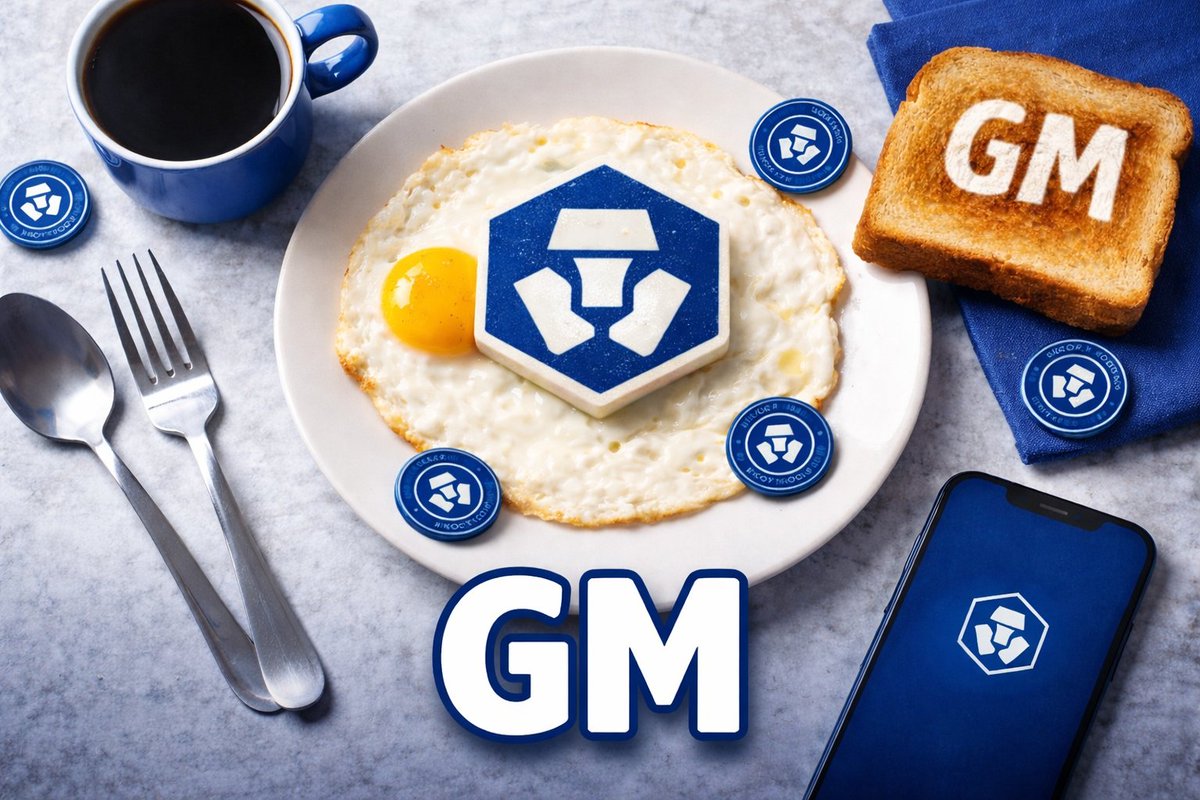 GM family 🚀☀️🫂💙😊🤗

Happy Wednesday to the entire <a href="/cryptocom/">Crypto.com</a>   community 💙#cro #cronos
Today will be a VERY exciting day full of activities on my profile 👀
🎁 SPECIAL GIVEAWAY:
We’ll be giving away 100 CRO to 3 winners during a Space that I’ll announce now today 🔥

🚨RTT +