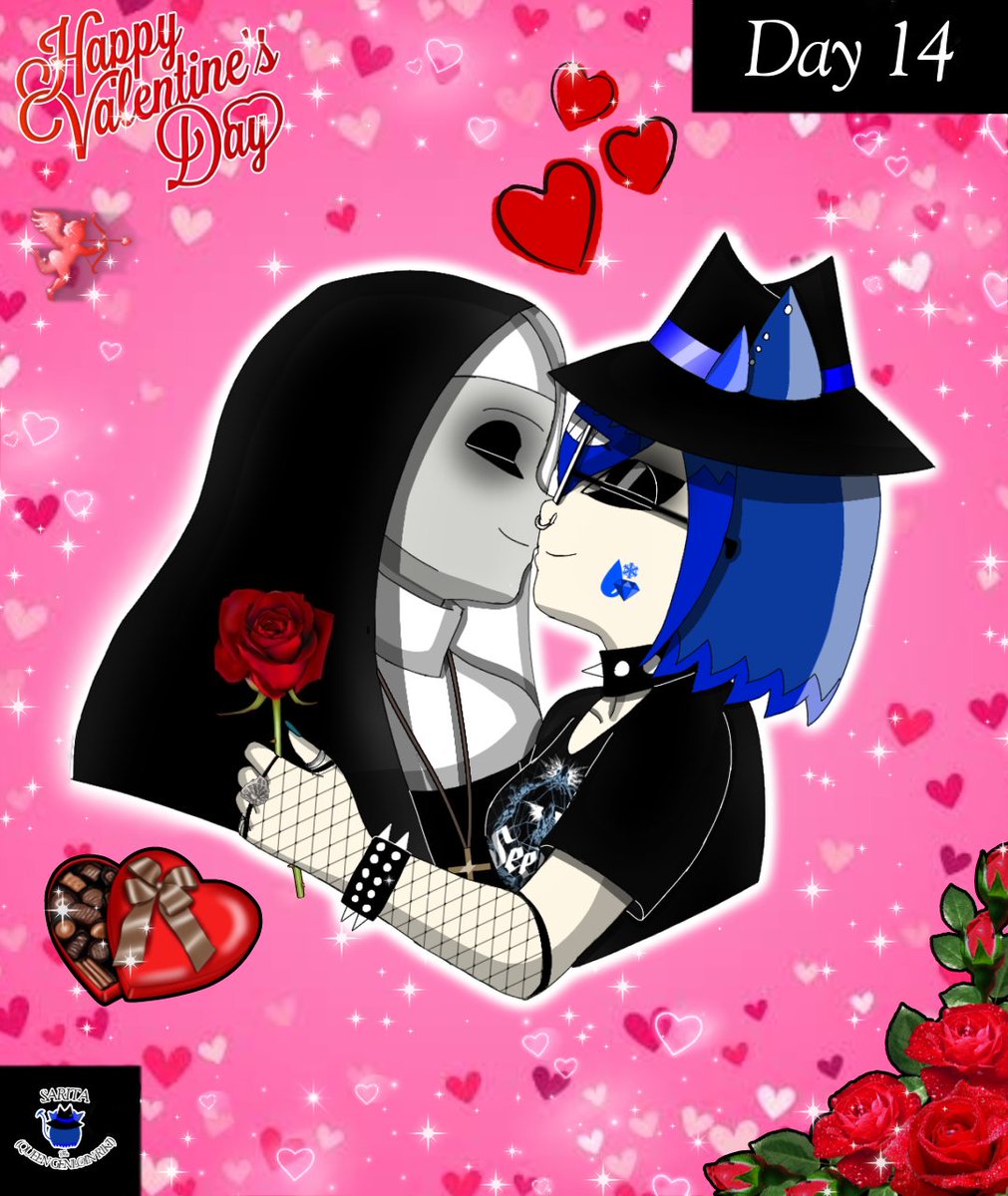 OberitaRiki's tweet photo. Loveruary 2026 - Day 14
.
#happyvalentinesday #myoc #genloin #queengenloin #saritasapphire #riki #aooniloin #butterflydemoncat #alien #valak #theconjuring2 #thenun #demongals #gfs #lesbian #yuri #loveruary2026 #day14 #goth #digitalart #fixingart #tracingart #yumeship #animeart https://t.co/bL06EZQ6qH