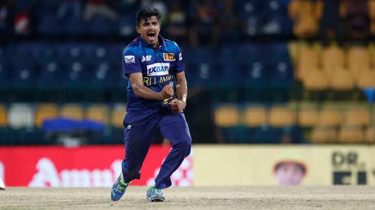 MaheshJain68174's tweet image. 84/2 to 84/6 Newzealand 

What a come back of Srilanka 

What a bowling spell by Maheesh Theekshana and Wellalage #SLvsENG