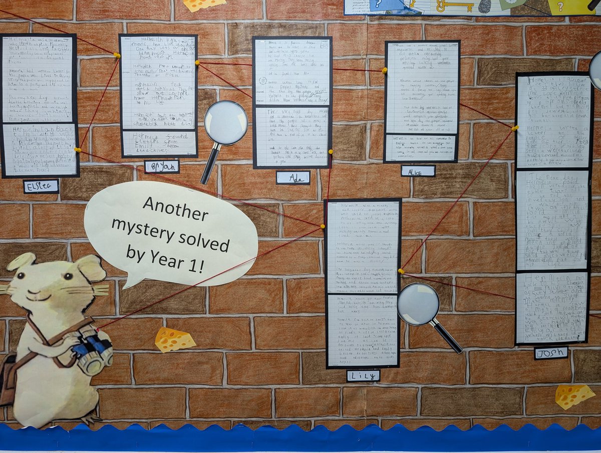 stmarys_CofE's tweet image. Another amazing display has appeared on one of our corridors this time it's wonderful pieces of writing which Y1 have completed @LiteracyCounts1 #year1 #writing
