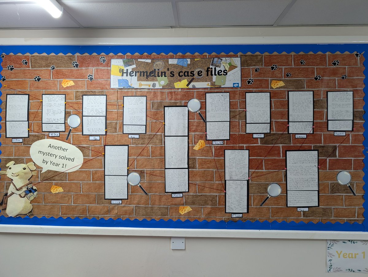 stmarys_CofE's tweet image. Another amazing display has appeared on one of our corridors this time it's wonderful pieces of writing which Y1 have completed @LiteracyCounts1 #year1 #writing