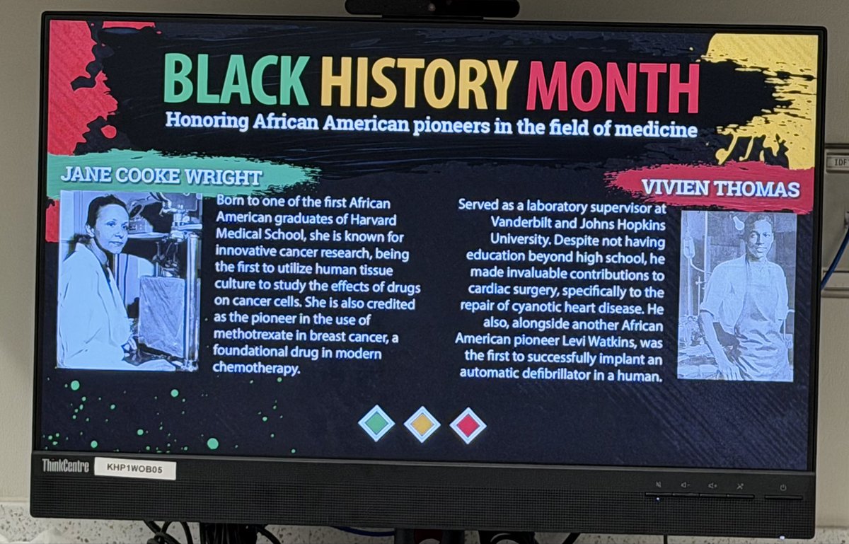 CoachShandaLee's tweet image. Dr. Jane Cooke Wright’s groundbreaking cancer research  and Vivien Thomas’ life-saving innovations..

Their brilliance, discipline, and courage built systems that still save lives today.

Black History is medical history. 🖤

#BlackHistoryMonth #wakemed #Healthcare #Legacy