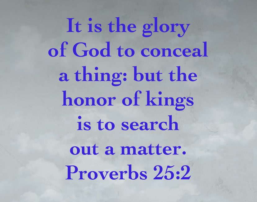 ChrisannDawson's tweet image. If you love to root out the truth, you might be displaying your royalty! 👑
#WisdomWednesday #truth 👑👑