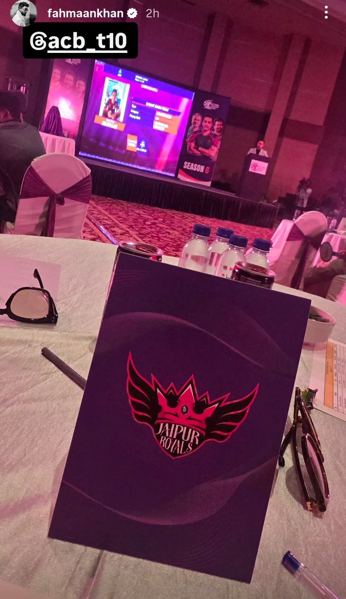 Pehle Titans aur ab Royals...jo bhi team ho, Heroji ka balla ab shaahi andaz mein bolega...Hain na <a href="/fahmaankhan/">fahmaan khan</a>
#FahmaanKhan