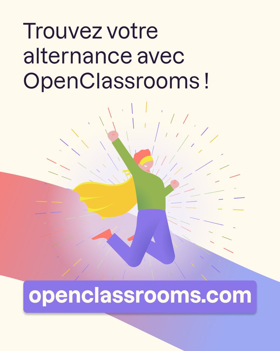 OpenClassrooms tweet media