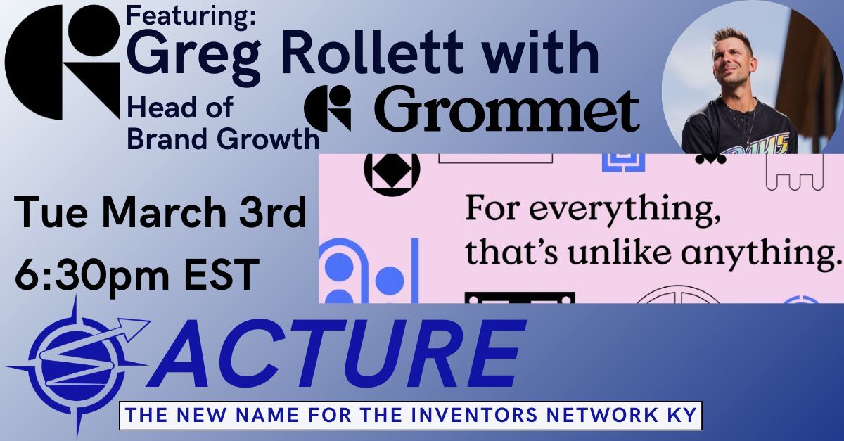 InventEmpowered's tweet photo. Join us next week for the New Product Platform Grommet’s Greg Rollett on Tue Mar 3rd https://t.co/3ElY333pfO https://t.co/xAabnbPB9r
