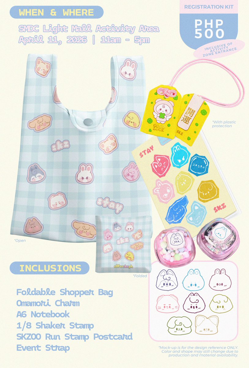 allforskzph's tweet image. 8 years with Stray Kids. ∞

𝓼𝓽𝓪𝔂 
𝙞𝙣 𝙩𝙝𝙚 
:𝓵𝓸𝓸𝓹 
ꜱᴋᴢ ꜰᴇꜱᴛ

📍 SMDC Light Mall Activity Area
🗓 April 11, 2026 | 11AM–5PM

☁️ Pre-registration Period: Feb. 25, 2026 ~ until all slots taken
🎟 Registration Kit: PHP 500 (inclusive of activity zone entrance)