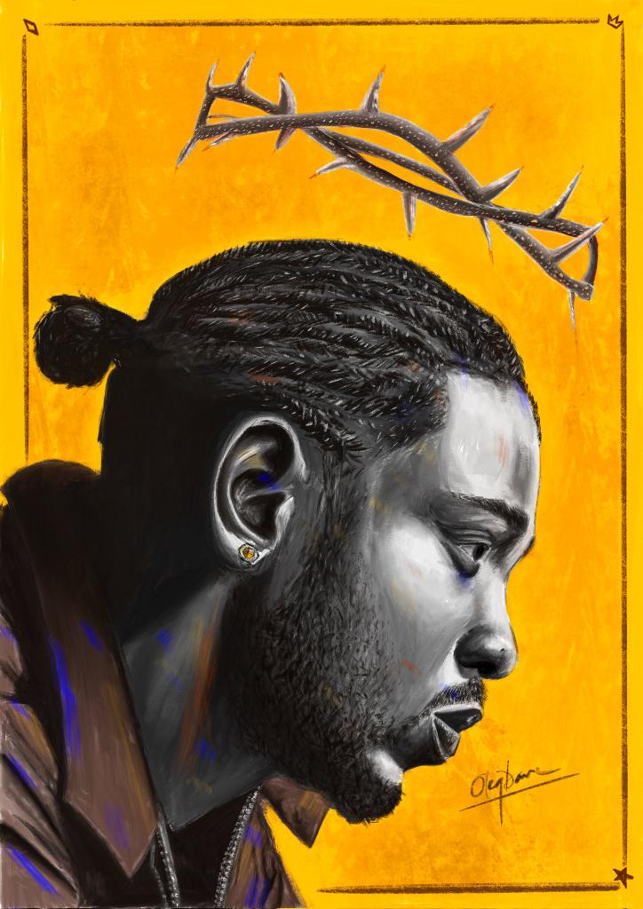 The only  best rapper alive...
Painted by Oleg Dave