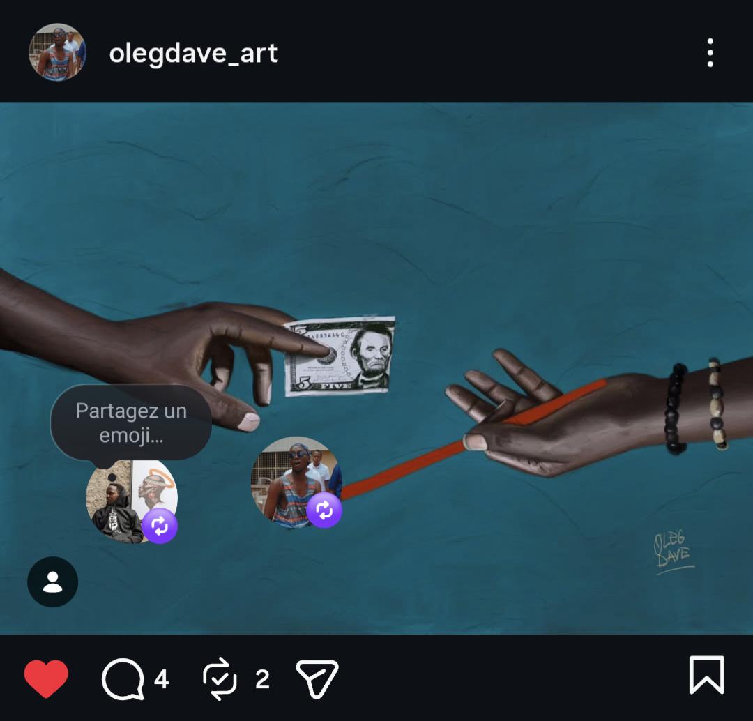 I'm from 🇧🇮 and this is my art. Nice to meet you.