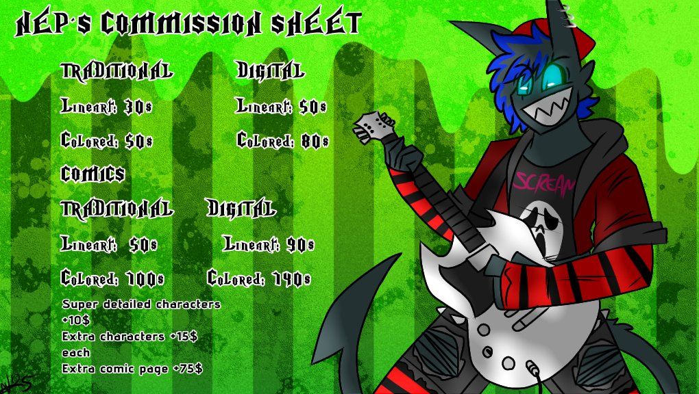 Bills have drained me dry so I'm open for comms again!

No comics or ref sheets pls