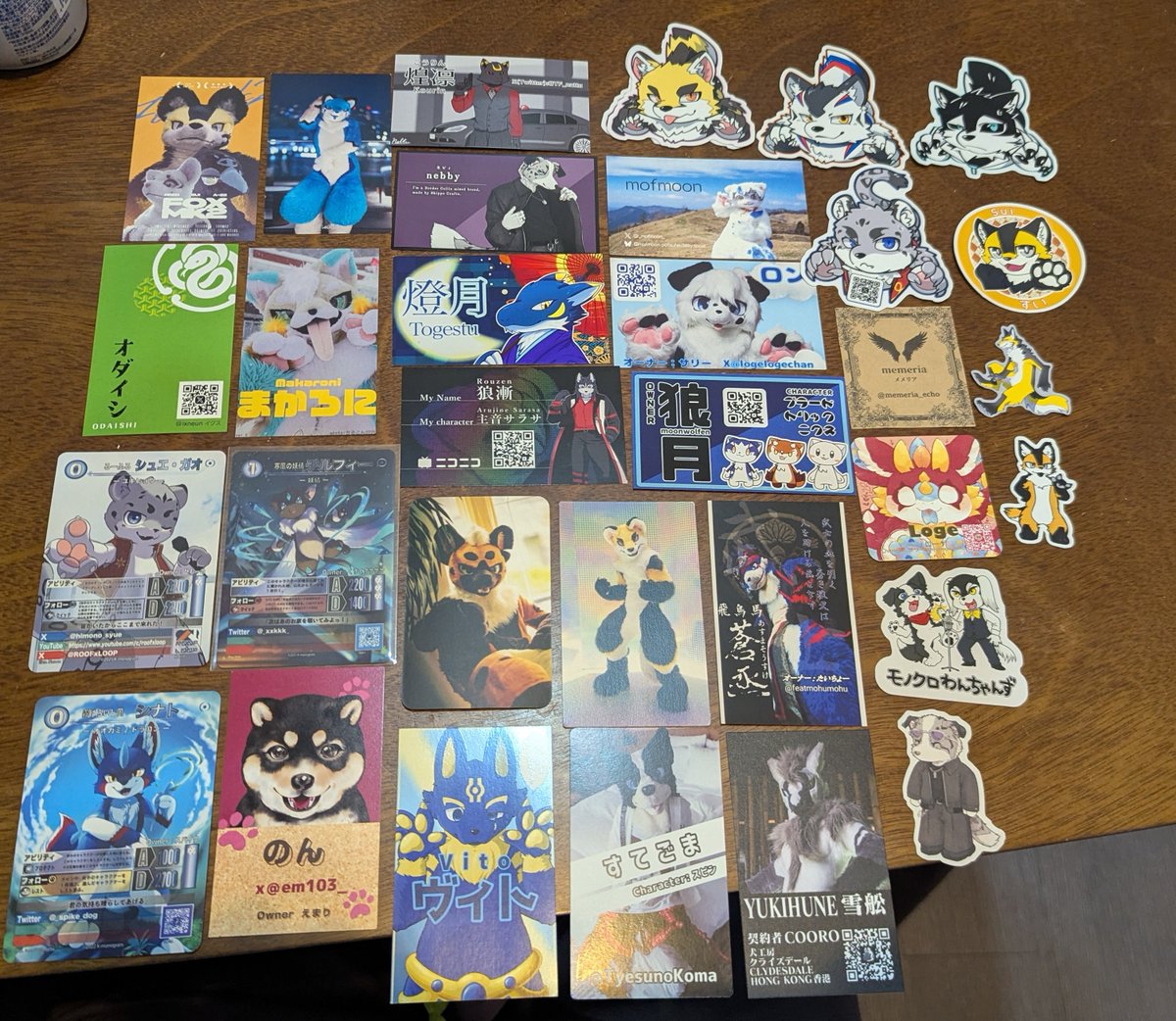 今回もらった名刺！ みんな、ありがとう🥰