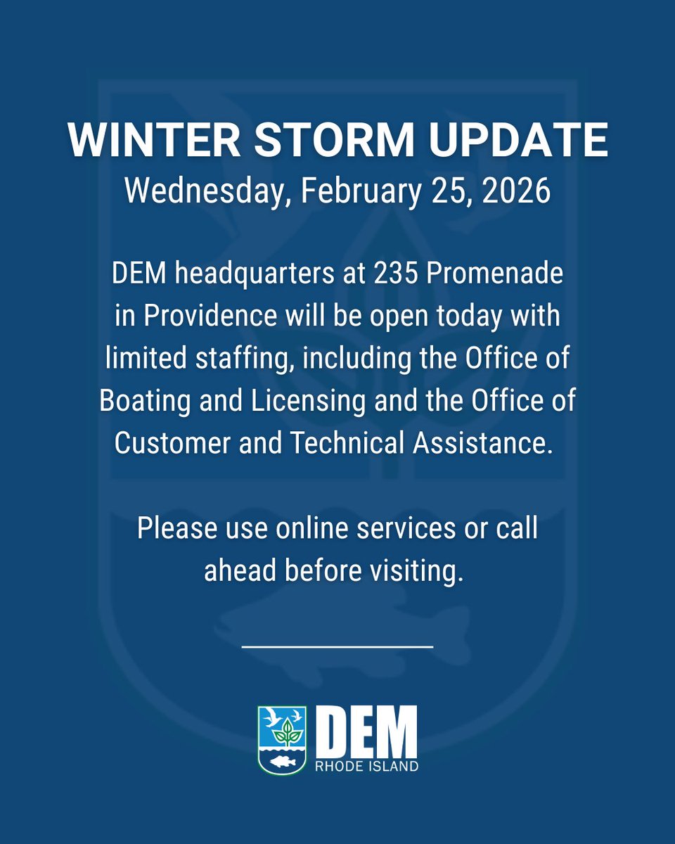 Rhode Island Dept of Environmental Management tweet media