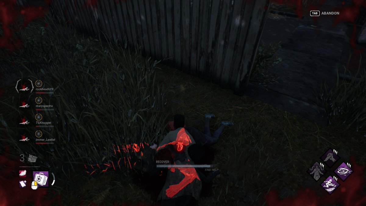 Rockhead619's tweet image. Shit like this is why I can't solo queue @DeadbyDaylight Anymore #DeadbyDaylight #soloqueue