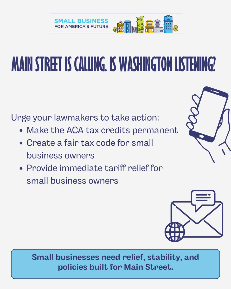 Small Business for America’s Future tweet media