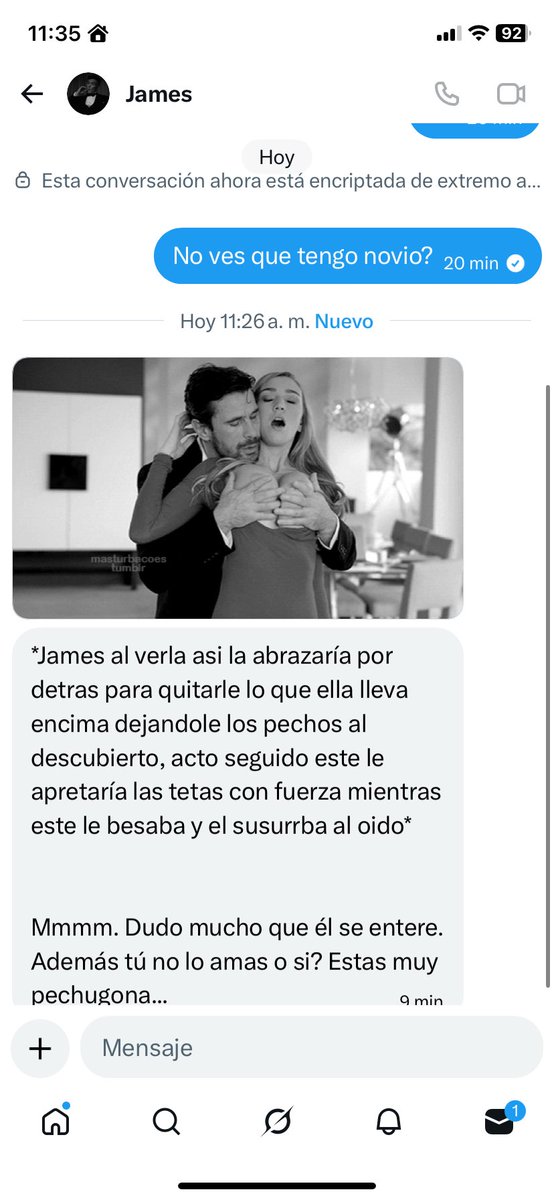 Que feo y lamentable que en Twitter existan personas así de estúpidas, que con decirles que no y que tienes pareja te toquen sin el puto