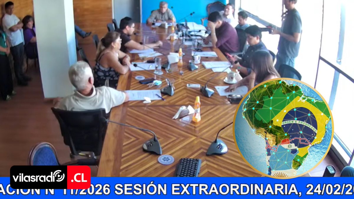 VilasRadio's tweet image. 🇧🇷👉CONCEJO APRUEBA VIAJE DE ALCALDE DE IQUIQUE A BRASIL: ASISTIRÁ A CUMBRE INTERNACIONAL DEL CORREDOR BIOCEÁNICO Y LOGÍSTICA PORTUARIA EN MARZO

📲Revisa la nota completa en: vilasradio.cl/concejo-aprueb…

#CONCEJO #APRUEBA #VIAJE #ALCALDE #IQUIQUE #BRASIL #ASISTIRÁ #CUMBRE