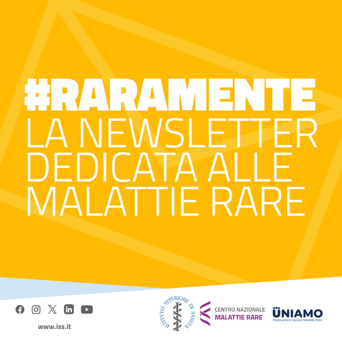 🗞️È online #RaraMente, la #newsletter dedicata alle #MalattieRare, con un editoriale di Annalisa Scopinaro, Presidente <a href="/uniamofimronlus/">uniamomalattierare</a>. Leggi anche:
•⁠  ⁠Una storia sbilenca, un libro che parla della #miastenia gravis e celebra l’amore per la vita
🔎tinyurl.com/vaxnxddf