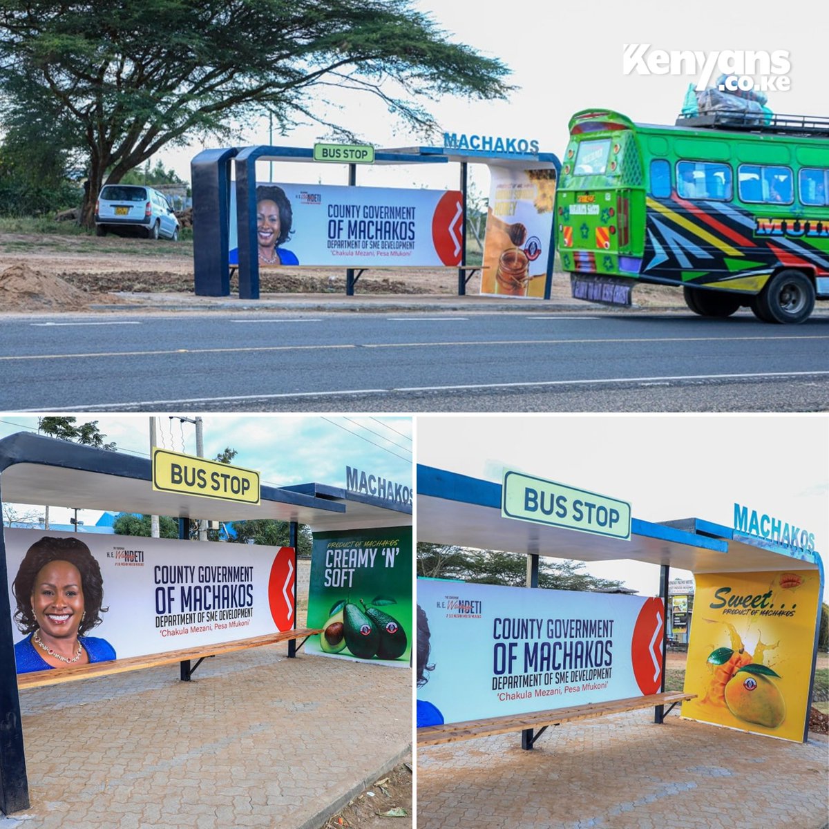 #MachakosCountyAddress

My government is making roads safer and more organized. Modern bus stops with proper drop &amp; pick-up points are now in place, improving mobility and order for everyone.