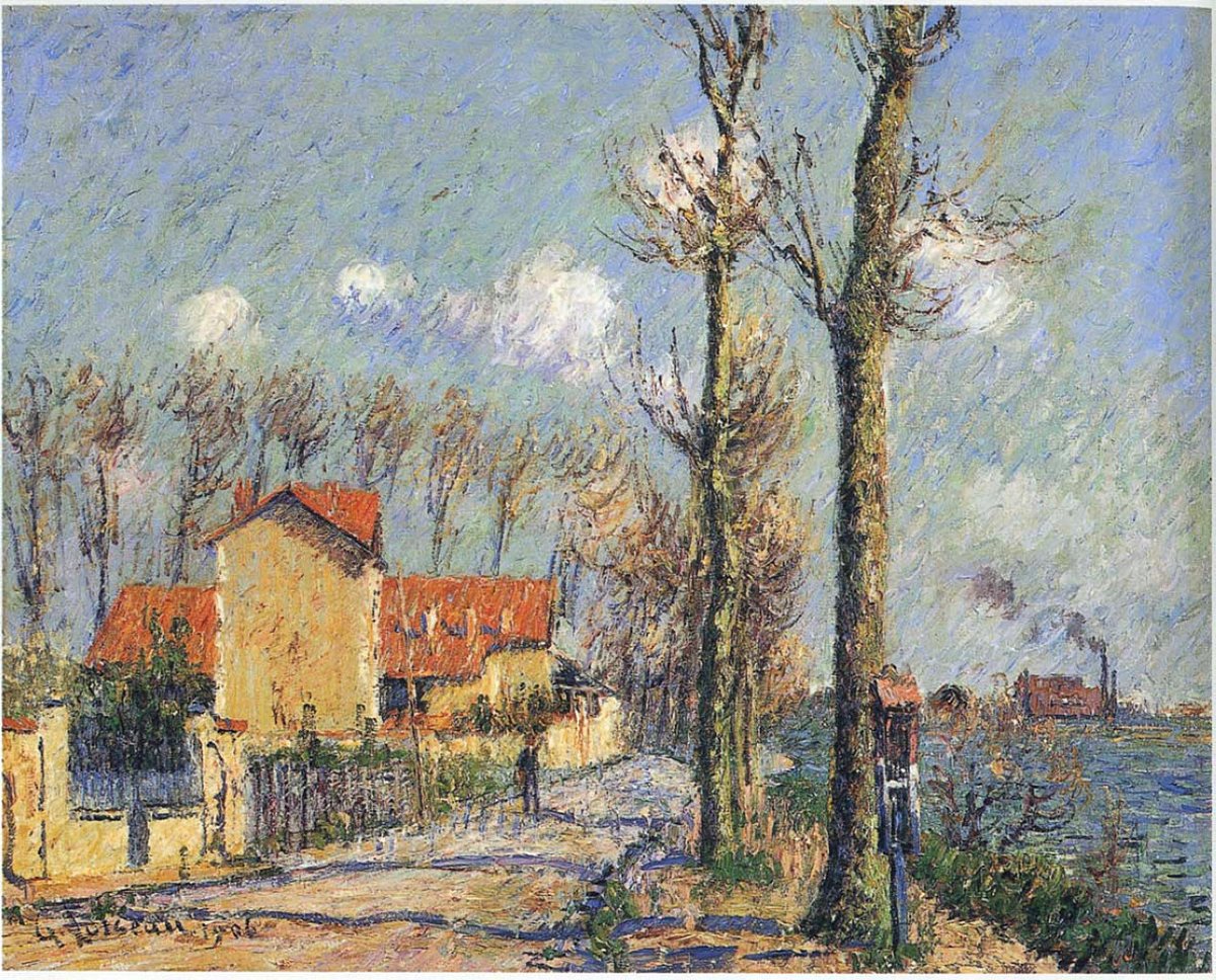 Gustave_Loiseau's tweet photo. Quay of Pothius in Pontoise https://t.co/8EMqFV63Ub https://t.co/KIgLwYCcRw