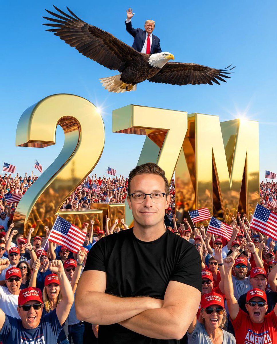 2.7 million LIVE viewers last night.

Biggest independent stream in the country for Trump’s State of the Union.

Thank YOU for making this all possible. Praise God. We’re going to save America 🇺🇸