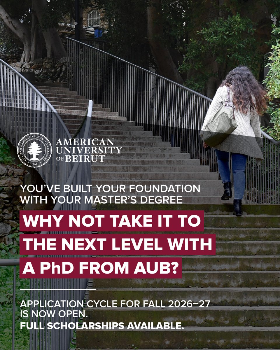 AUB Graduate Council tweet media