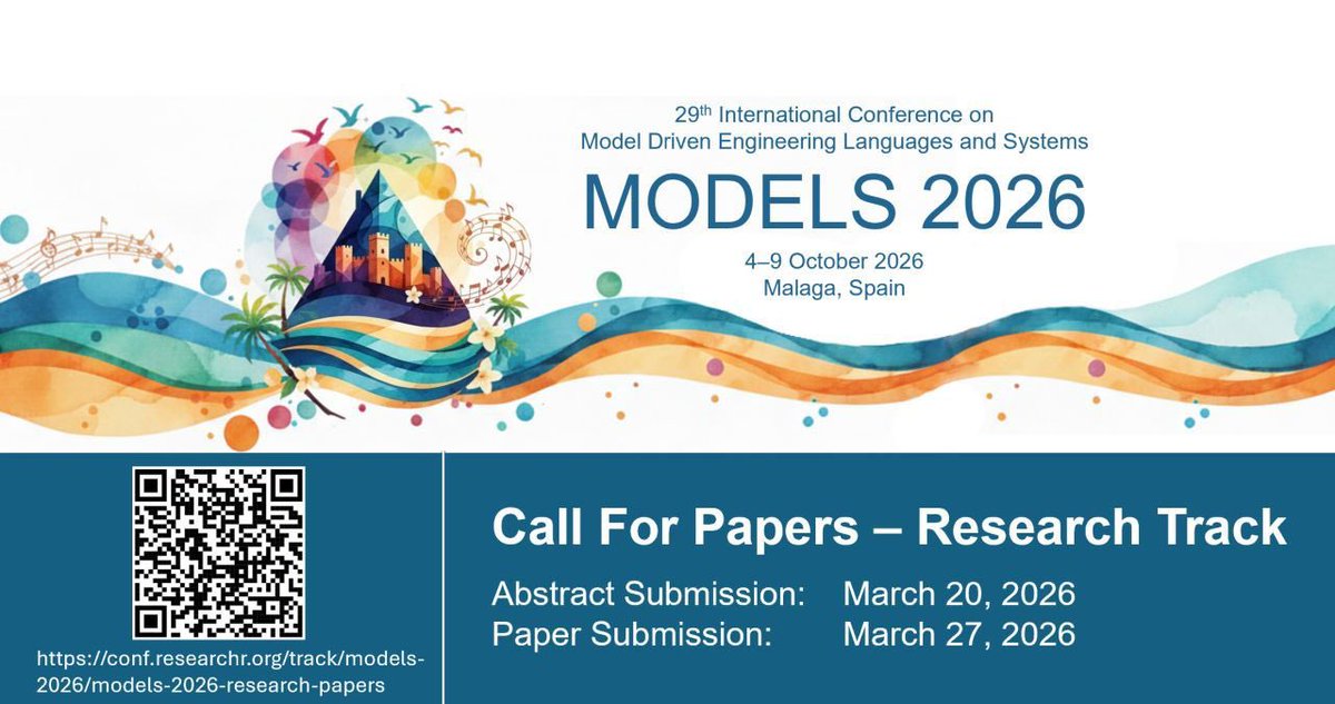 MODELS Conference tweet media