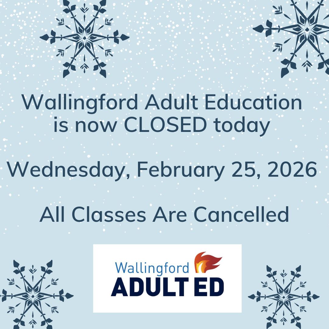 Wallingford Adult Ed tweet media