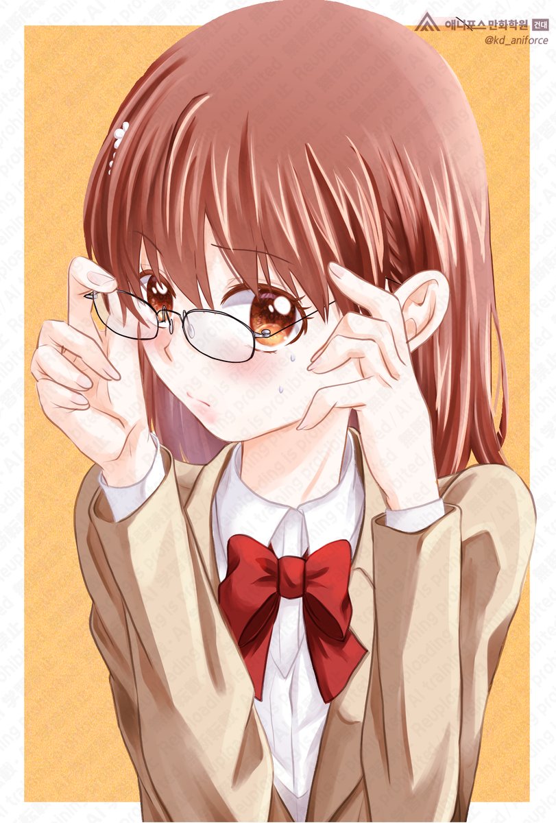 お借りしました！
塗り方をずっと模索してる🫠
#건대애니포스