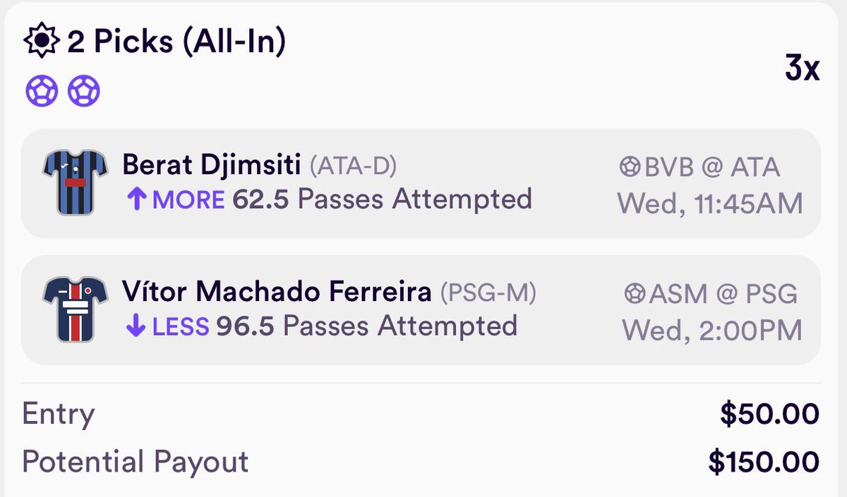 _TopFlightBets_'s tweet photo. UCL SLIP β½οΈ #Gamblingπ #DabblePicks #UCLToday
Letβs Cash Again π€π¦ https://t.co/RrZRgywUPA