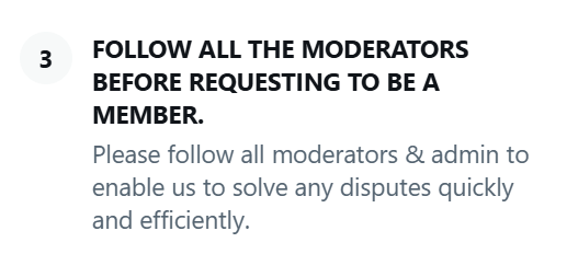 While you do not need to follow our backup accts, you do need to follow our main accts.  I am in the process this morning of following those that are not following me. Please follow me back and also make sure you are following the other mods and our Admin Veni as well.  Thank