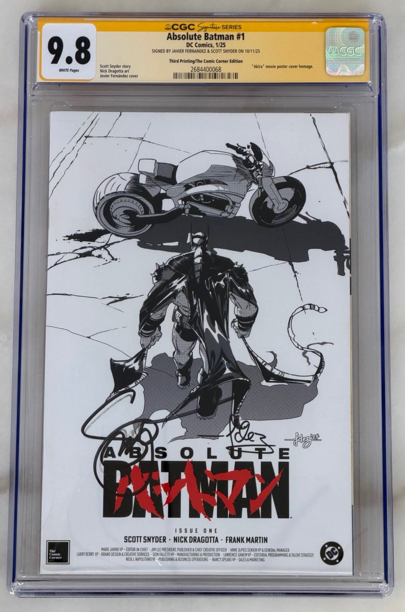 The Holy Grail of #AbsoluteBatman has arrived! 🦇🔥 Absolute