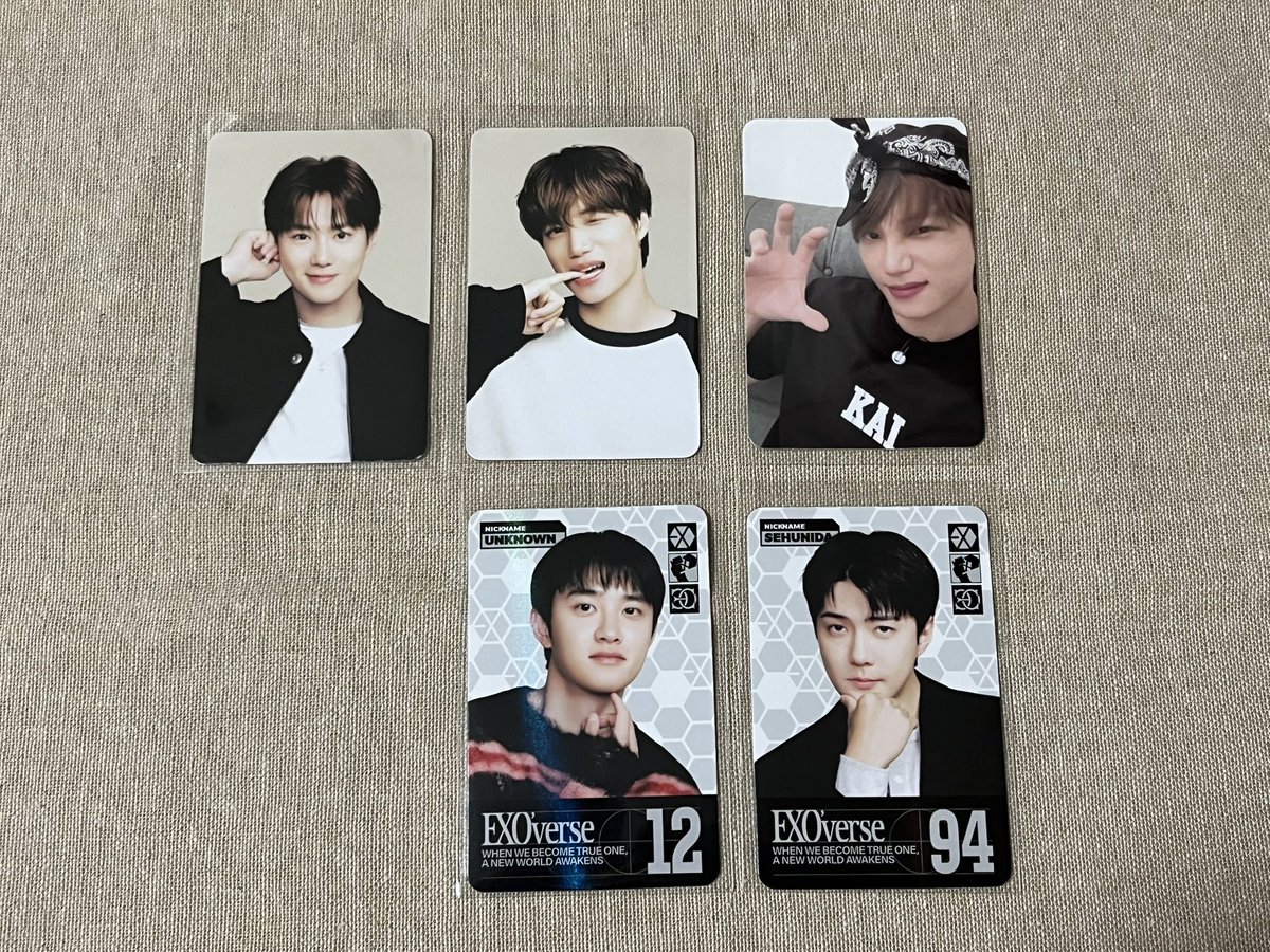 EXO トレカ交換 2025 FANMEETING [EXO'verse]MD RANDOM TRADING CARD