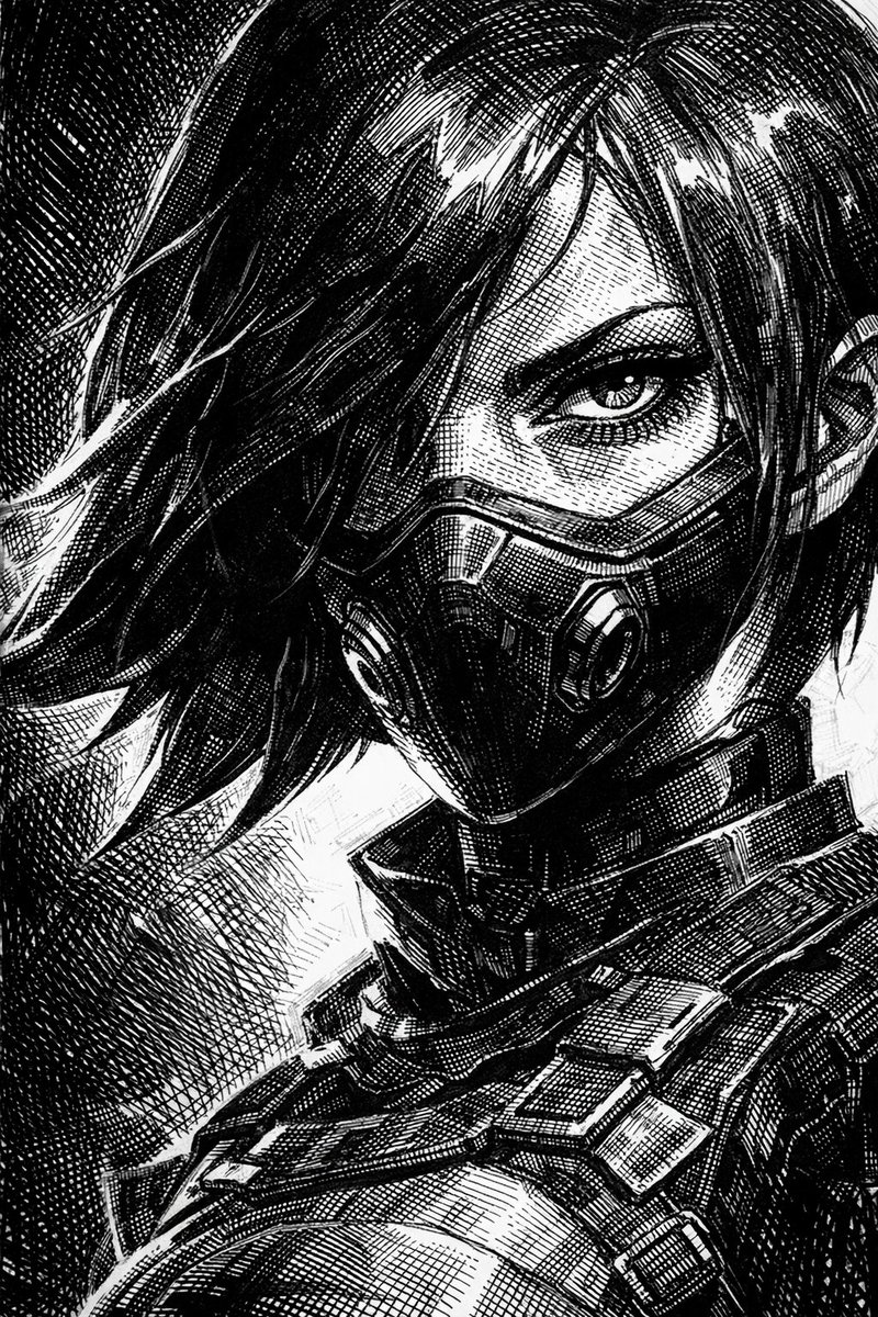 OPMoonHashira's tweet photo. Valorant Agents Ink Illustration Portraits - Women’s Edition ❤️
Part 3.

Featuring fierce female agents reimagined in a gritty black &amp; white ink style.

Men’s edition coming next 👀
#VALORANT #VALORANTfanart #AIart https://t.co/8VxQ09kbgH