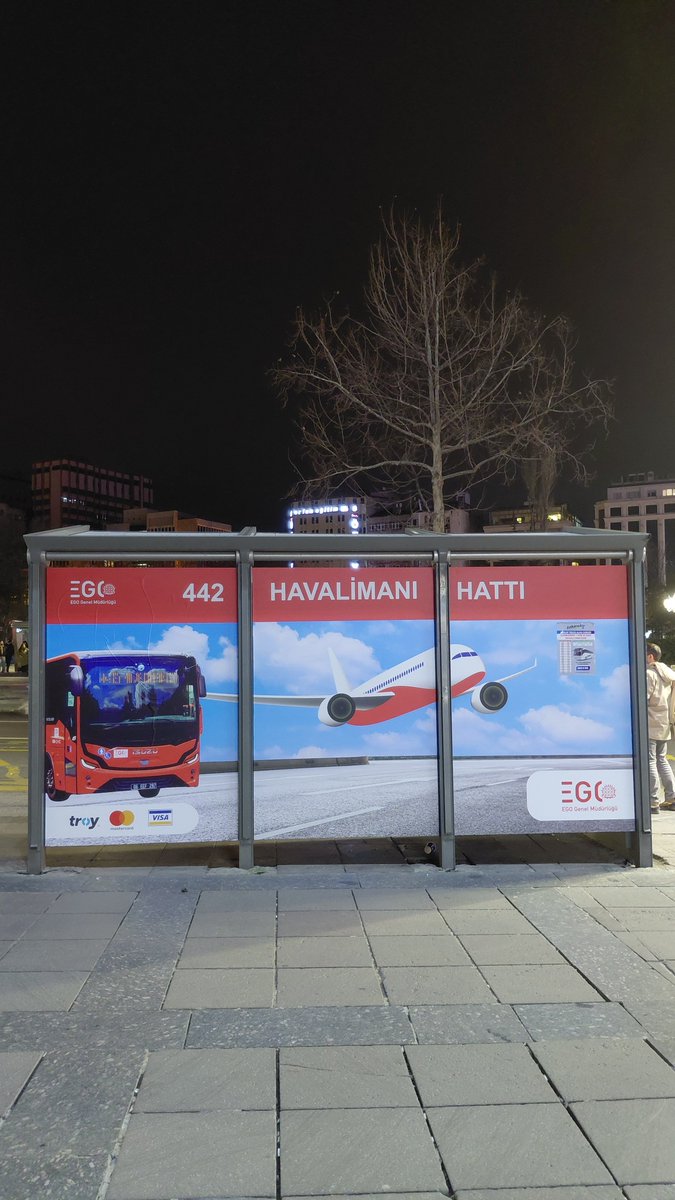 Kızılay'daki Havaalanı [442] otobüs durağı yenilendi. 🚍✅️

"Havaş nereden kalkıyor?"
"442 Airport bus nerede?"
sorularına cevap vermeye gerek kalmadı. 👍

Esenboğa Havalimanı, EGO, Ankara Büyükşehir