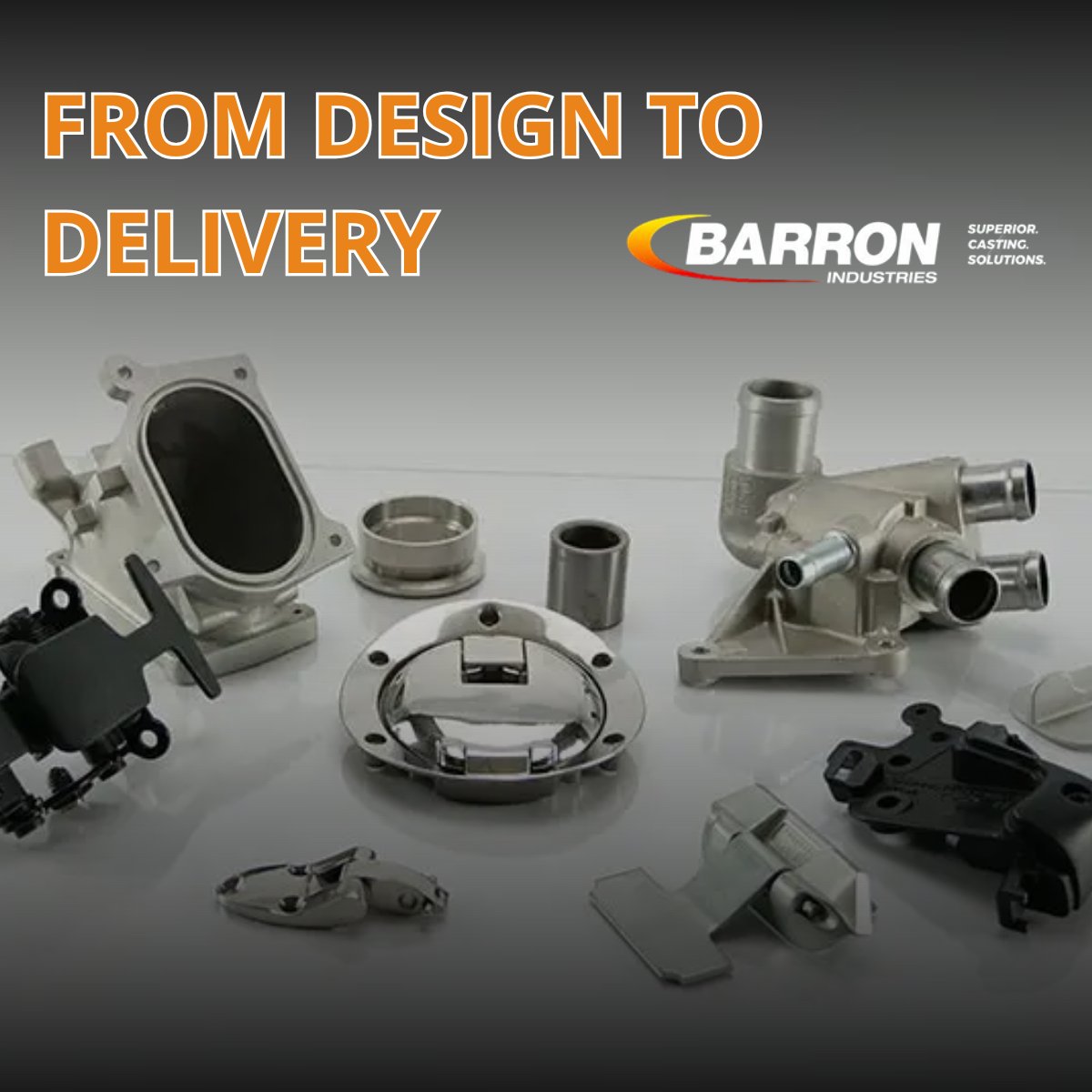 BarronCastings's tweet photo. For 40+ years, Barron Industries has delivered mission-critical military &amp; defense castings—from tanks to helicopters.

Our U.S. foundry provides turnkey solutions built to the highest standards.

Learn more on our website.

#DefenseManufacturing #MilitaryCastings #MadeInUSA https://t.co/euV7sYD7c4
