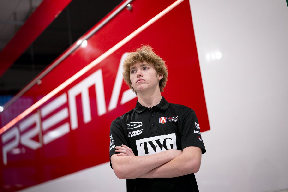 PREMA_Team's tweet photo. 🚨DRIVER ANNOUNCEMENT🚨
Wheldon makes FIA FREC step with PREMA for 2026 🦁❤️
📰 Second-generation racer moves to Formula Regional competition ⤵️
https://t.co/E0vf4FT407
#PREMAnnouncement #FIAFREC https://t.co/e0kUzYGGC7