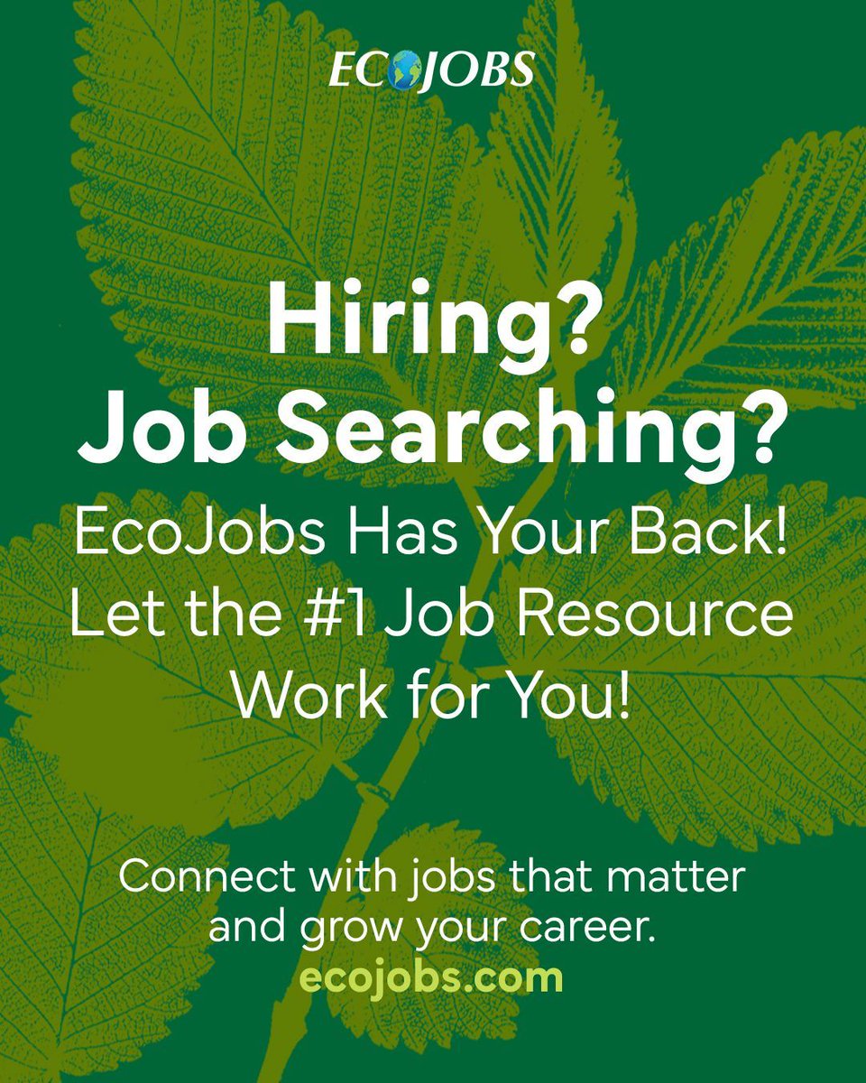 Environmental Career Opportunities (ECO) tweet media
