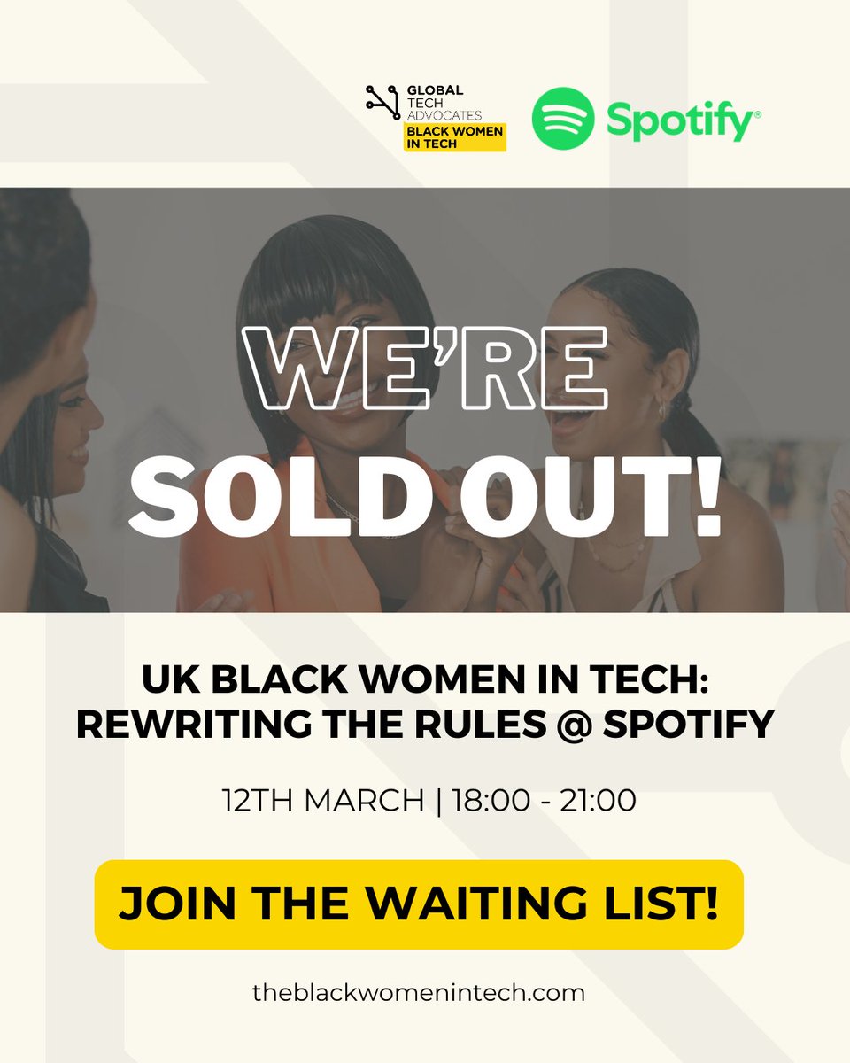 Global Tech Advocates Black Women in Tech tweet media