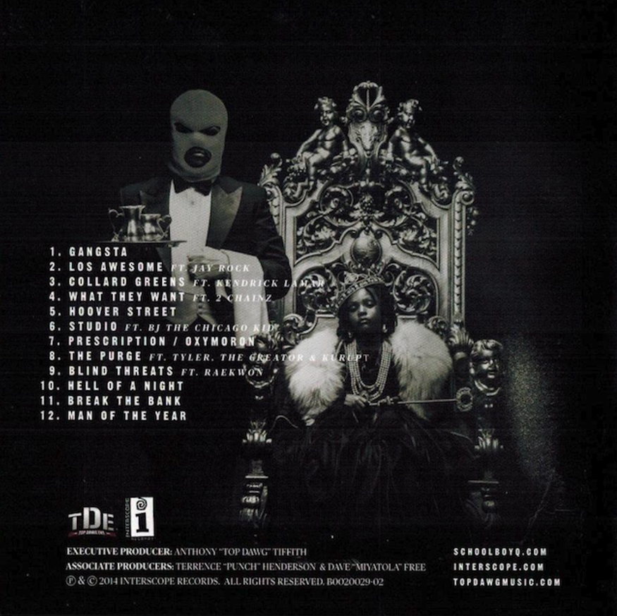 12 years ago today, <a href="/ScHoolboyQ/">ScHoolboy Q</a> dropped his third studio album ‘oxymoron’ 💿

it debuted at no. 1 on the billboard 200 and the top R&amp;B/hip-hop albums chart with 139,000 first-week copies. the album is now certified platinum by the RIAA, giving us hits like “collard greens,”