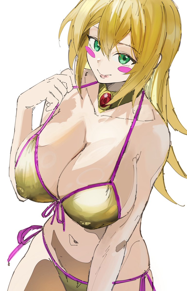 #遊戯王 #遊戯王ファンアート
金水着のブラックマジシャンガール 