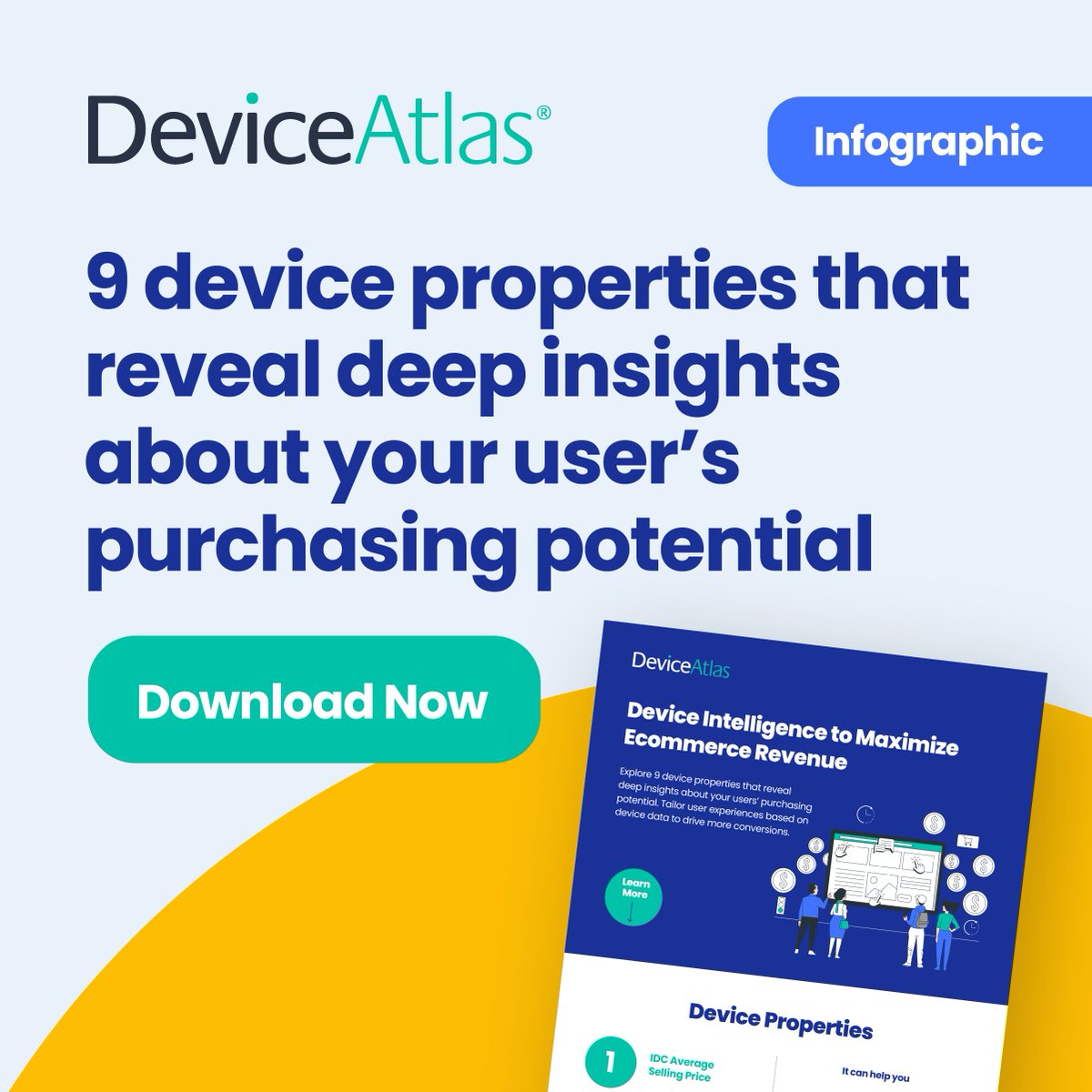 Not all eCommerce users are equal, and their devices tell you why.
This infographic breaks down 9 key device properties that help eCommerce teams tailor experiences, reduce cart abandonment, and drive more revenue — without relying on PII.
info.deviceatlas.com/hubfs/Infograp…